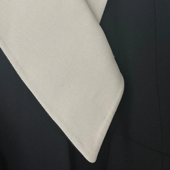 Iconic AW 2013 Dior Wool with white shawl collar Dress by Raf Simons